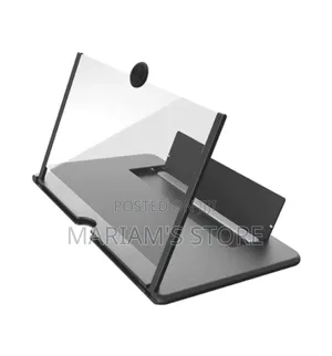 Foldable 3d Mobile Phone Screen Magnifier And Holder Stand.