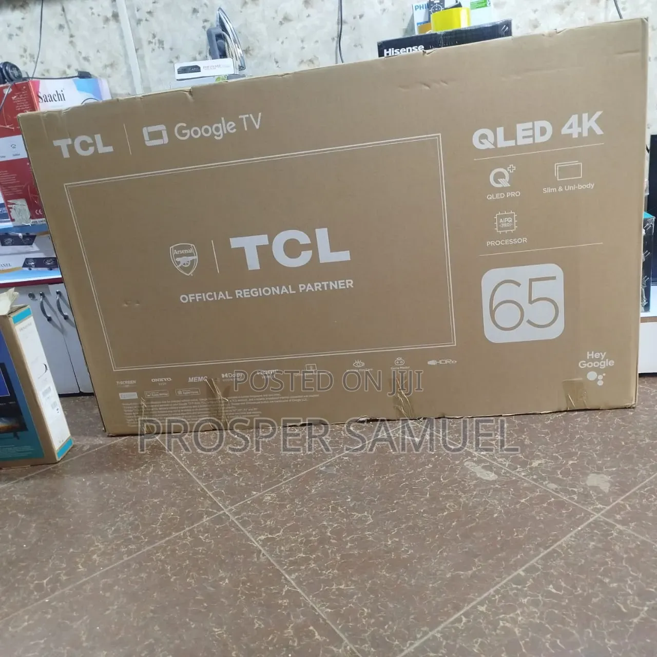 Qled Google Tv TCL 65 Inches Frameless Smart With Inbuilt Decoder