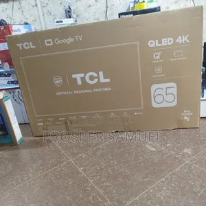 Qled Google Tv TCL 65 Inches Frameless Smart With Inbuilt Decoder