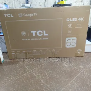 Qled Google Tv TCL 65 Inches Frameless Smart With Inbuilt Decoder