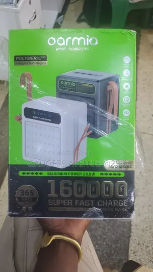 Oarmio Super Fast Charge Power Bank Capacity: 160,000 Mah