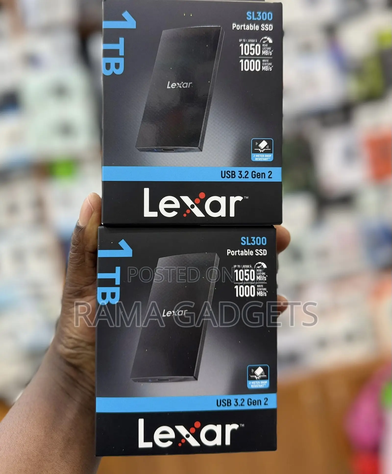 Lexar Sl300 Portable SSDS in 1tb Capacity.