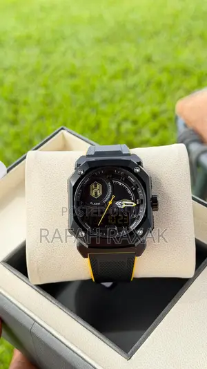 Plain Black Version of Naviforce Dual Display Sport Watch