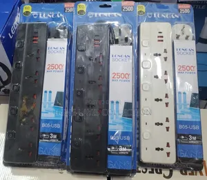 5 Output Longan Brand Safety Power Extension Socket.