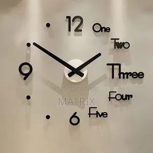 Frameless Wall Clock