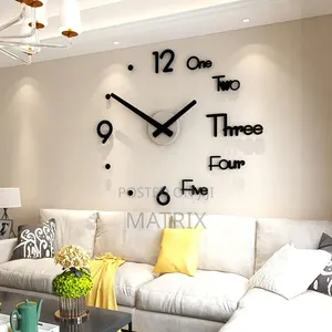 Frameless Wall Clock