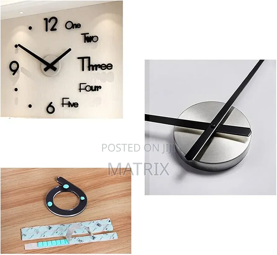 Frameless Wall Clock