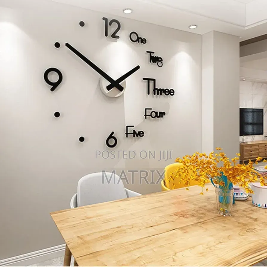 Frameless Wall Clock