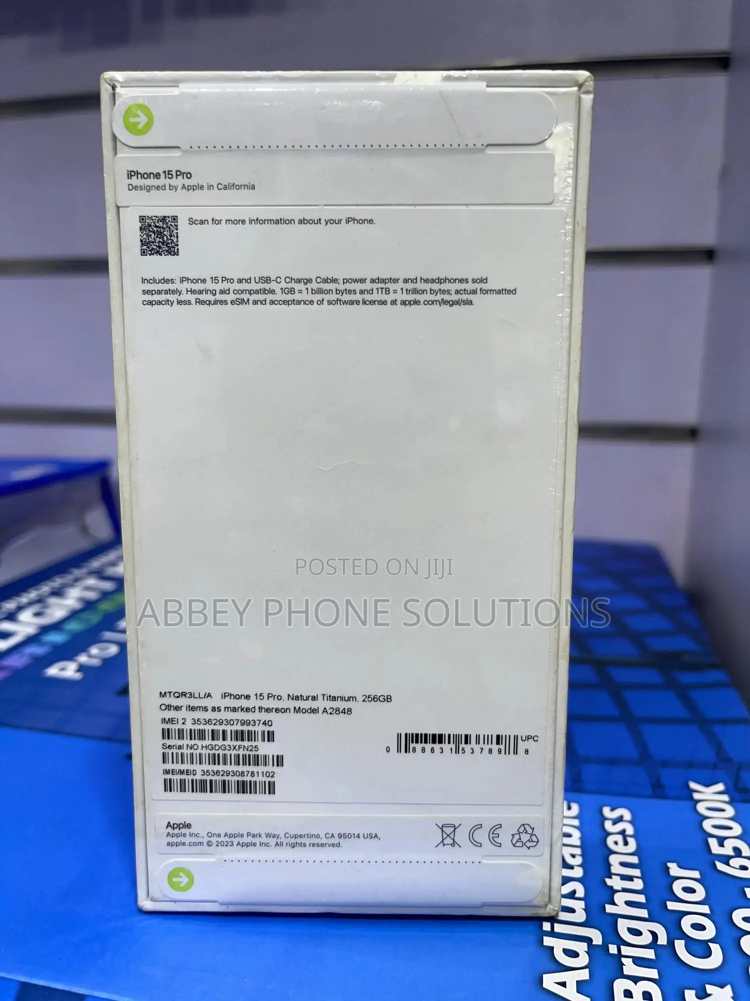 New Apple iPhone 15 Pro 256 GB Silver