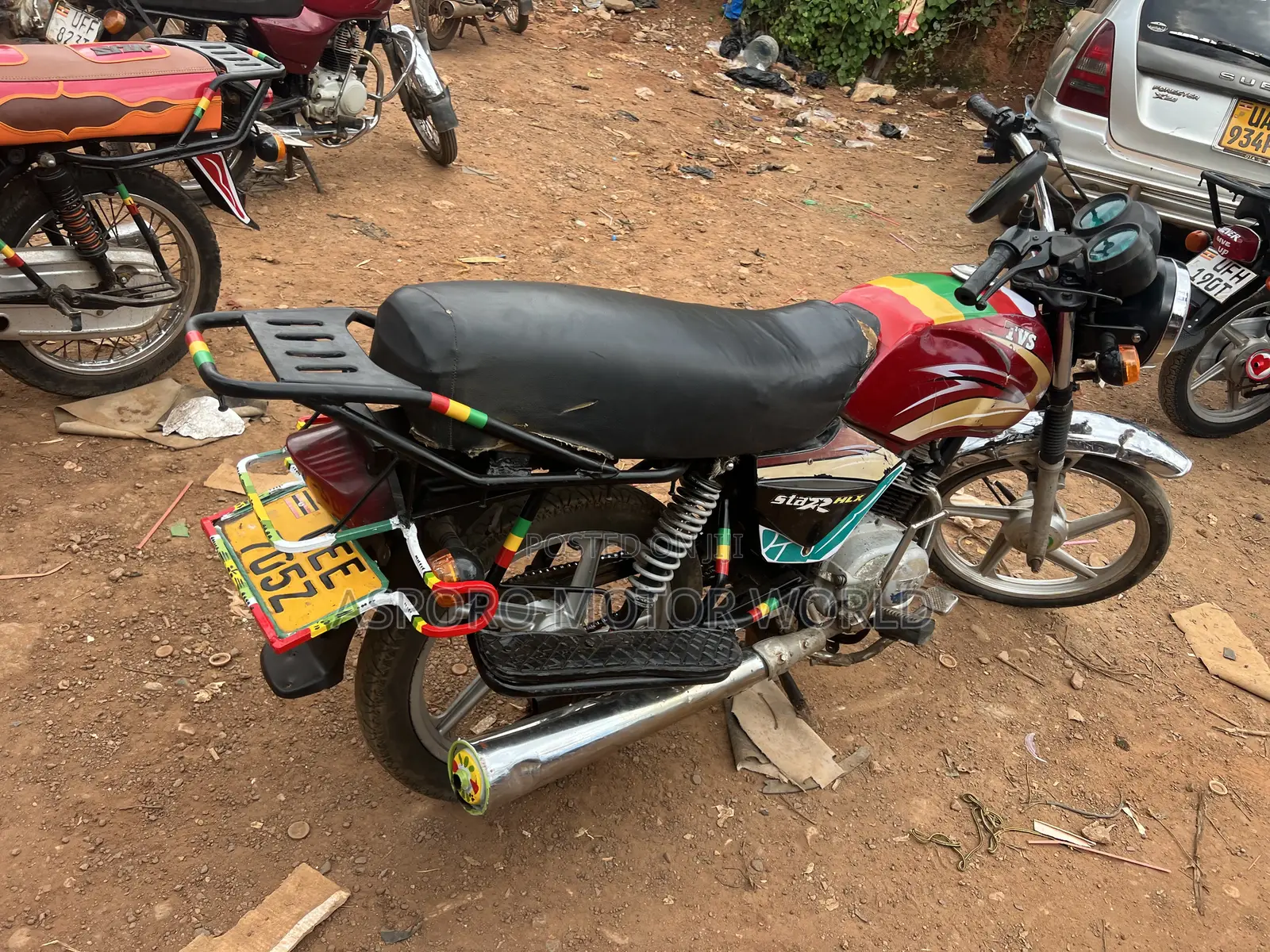 TVS XL 100 2019 Red