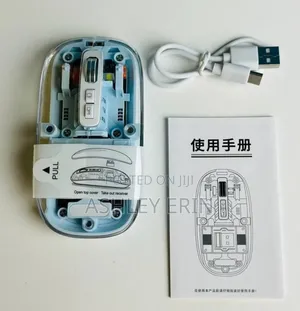 Transparent Wireless Rechargeable Magnetic Mouse