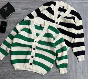 Botton Striped Sweaters
