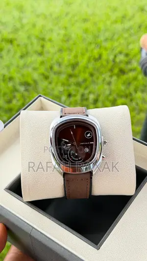 Brown Leather Strap Fastrack Ufo Quartz Multifunction Watch