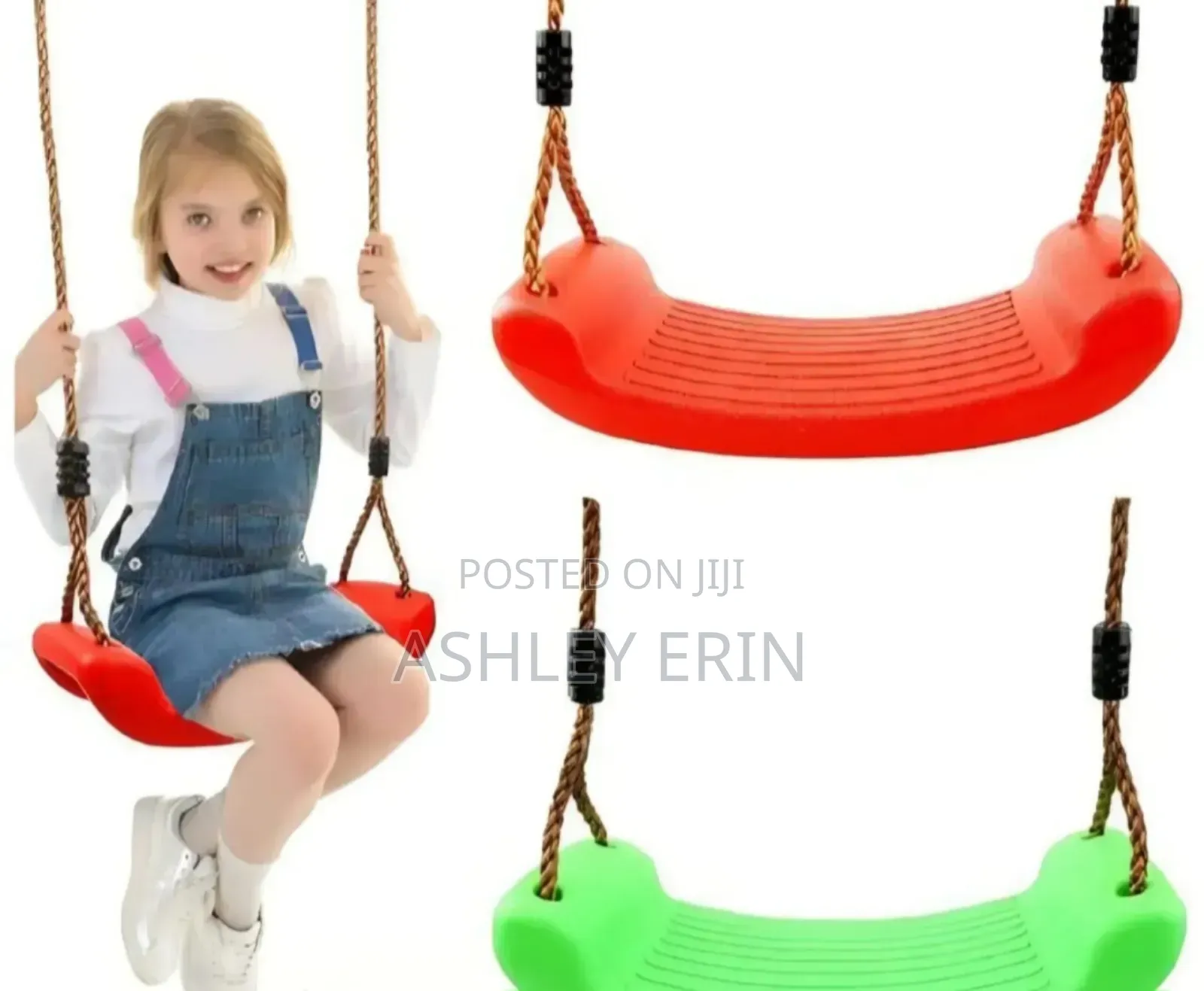 Heavy-duty Plastic Swing Seats With Adjustable Ropes