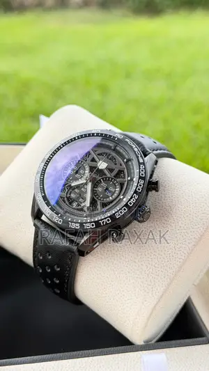 Black Version of Tag Heuer Carrera Chronograph Watch