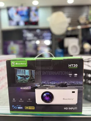 Portable HDR Projector With 250 Ansi Lumens 5g Wi-Fi Connectivity.