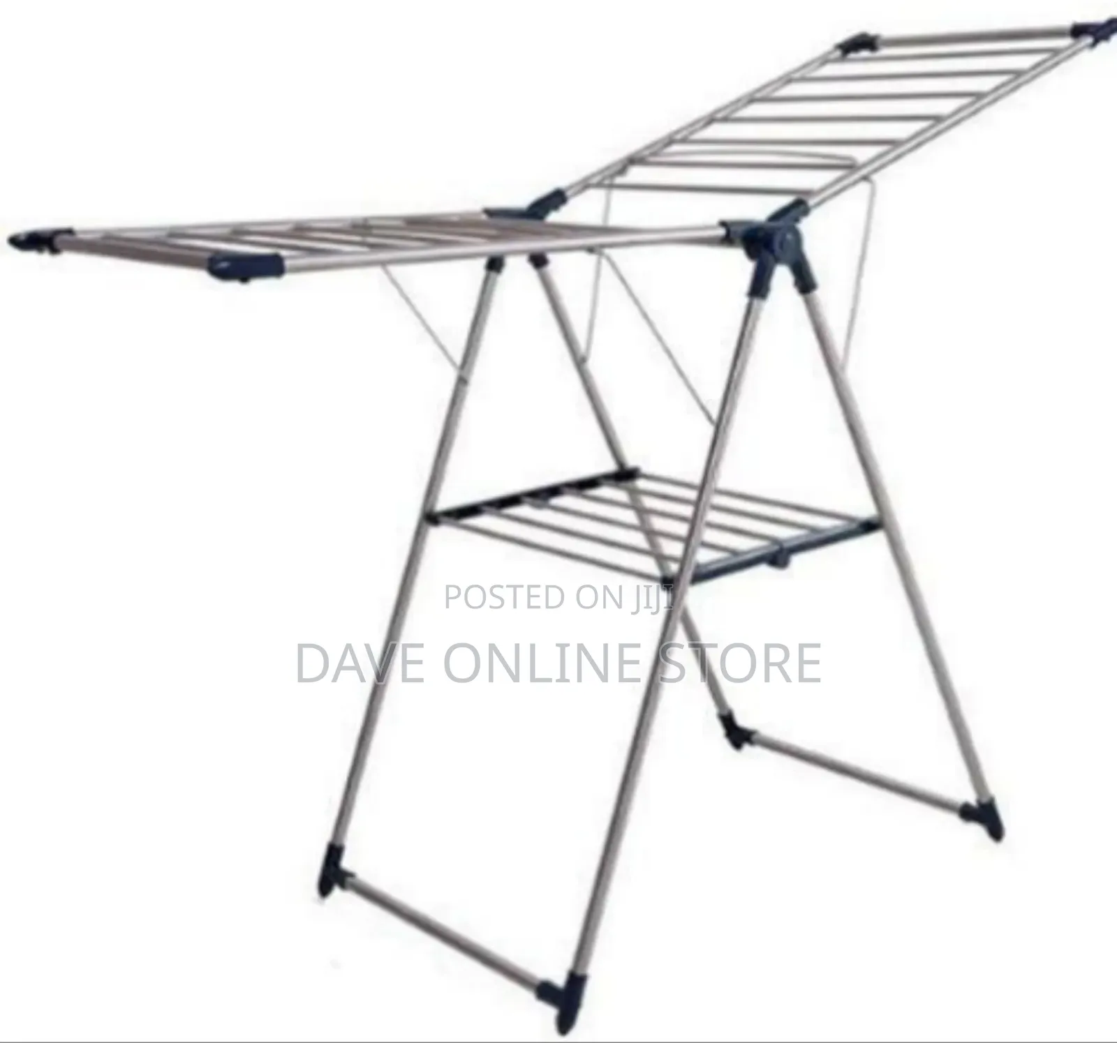 Versatile Stainless Steel Folding Laundry Drying Rack