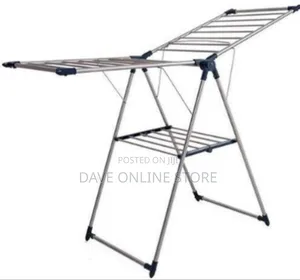 Versatile Stainless Steel Folding Laundry Drying Rack