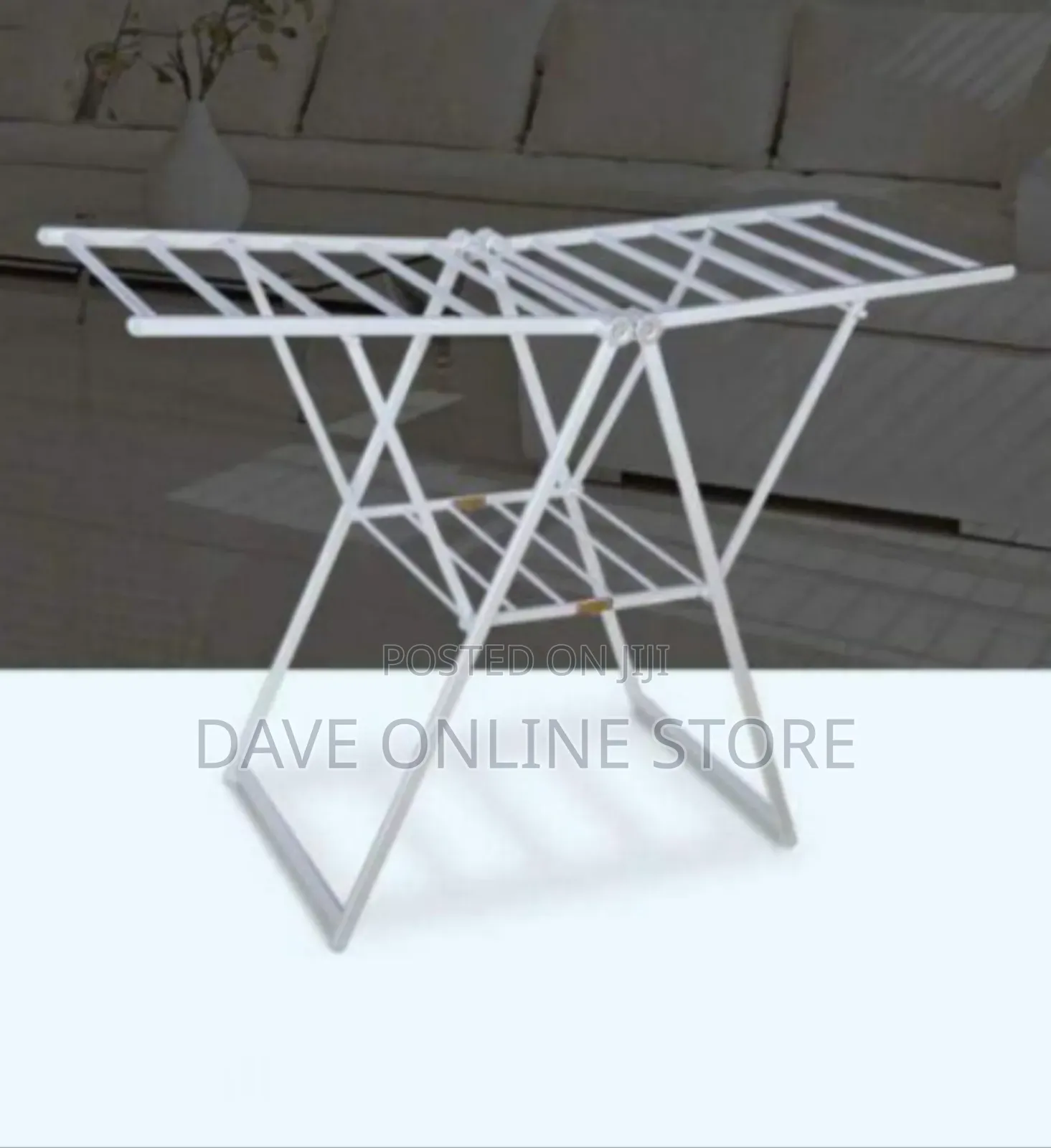 Versatile Folding Stainless Steel Laundry Drying Rack