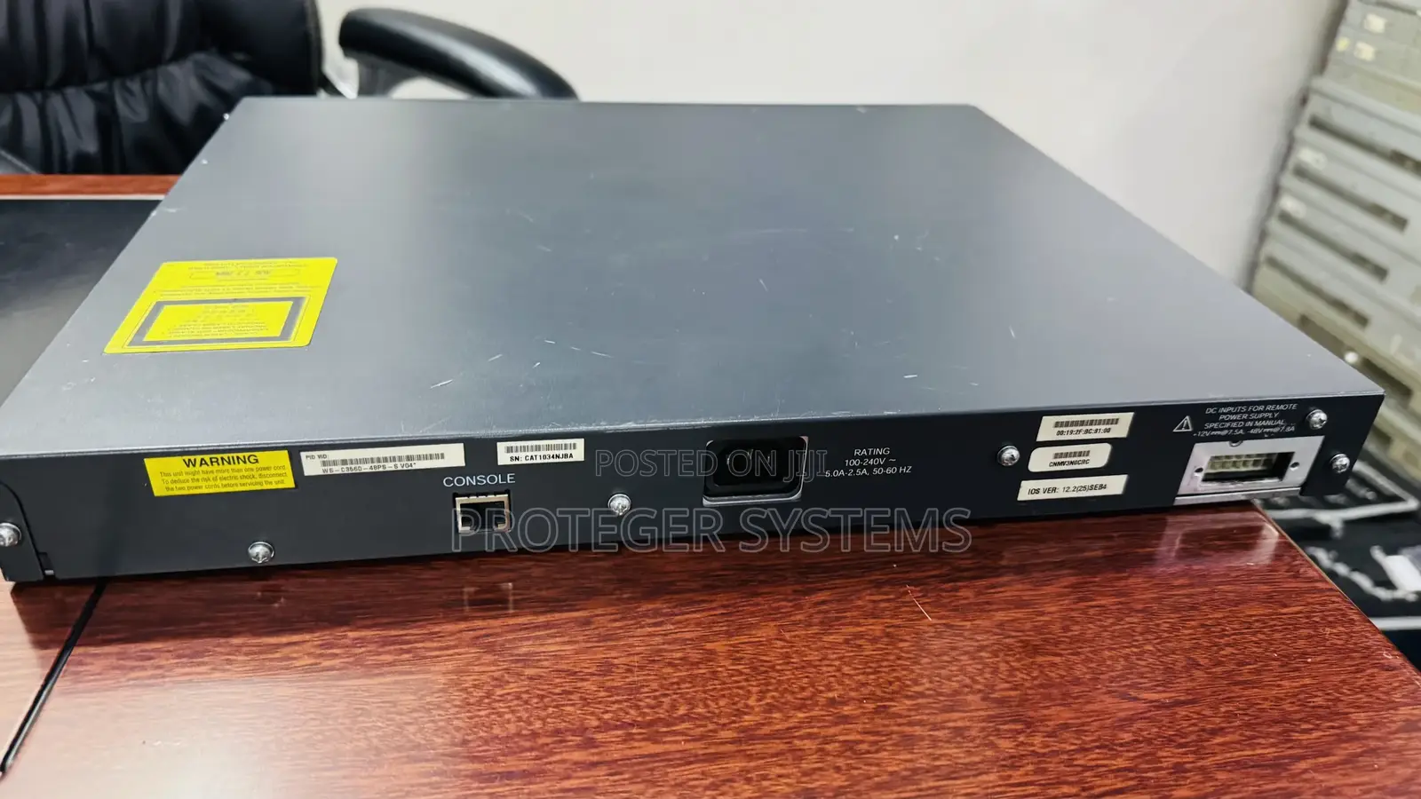 Cisco Catalyst 3560 Series Poe-48 Layer 3 Network Switch