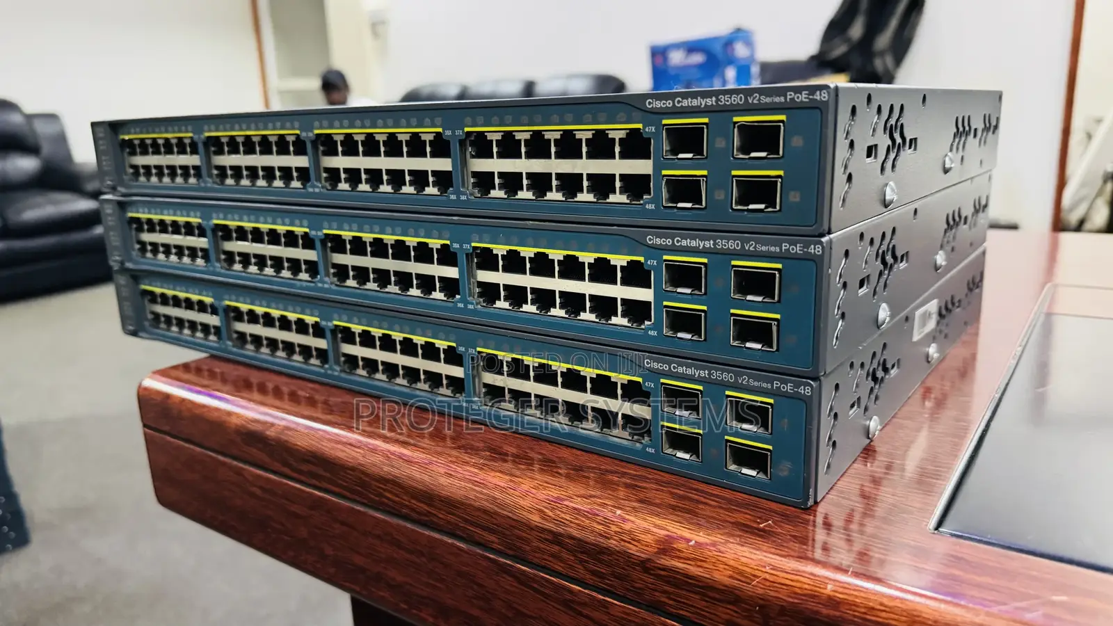 Cisco Catalyst 3560 V2 Series Poe-48 Layer 3 Network Switches