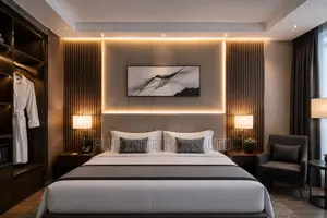Contemporary Hotel Room Wall Panel Lighting Solutions