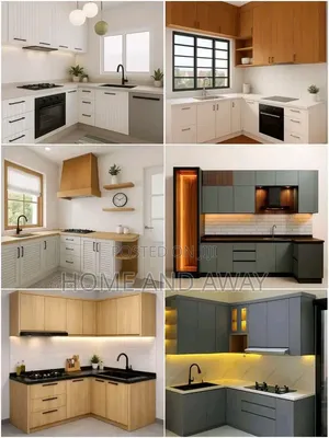 Well Finished Kitchen Cabinets From 880,000/- Per Running Meter