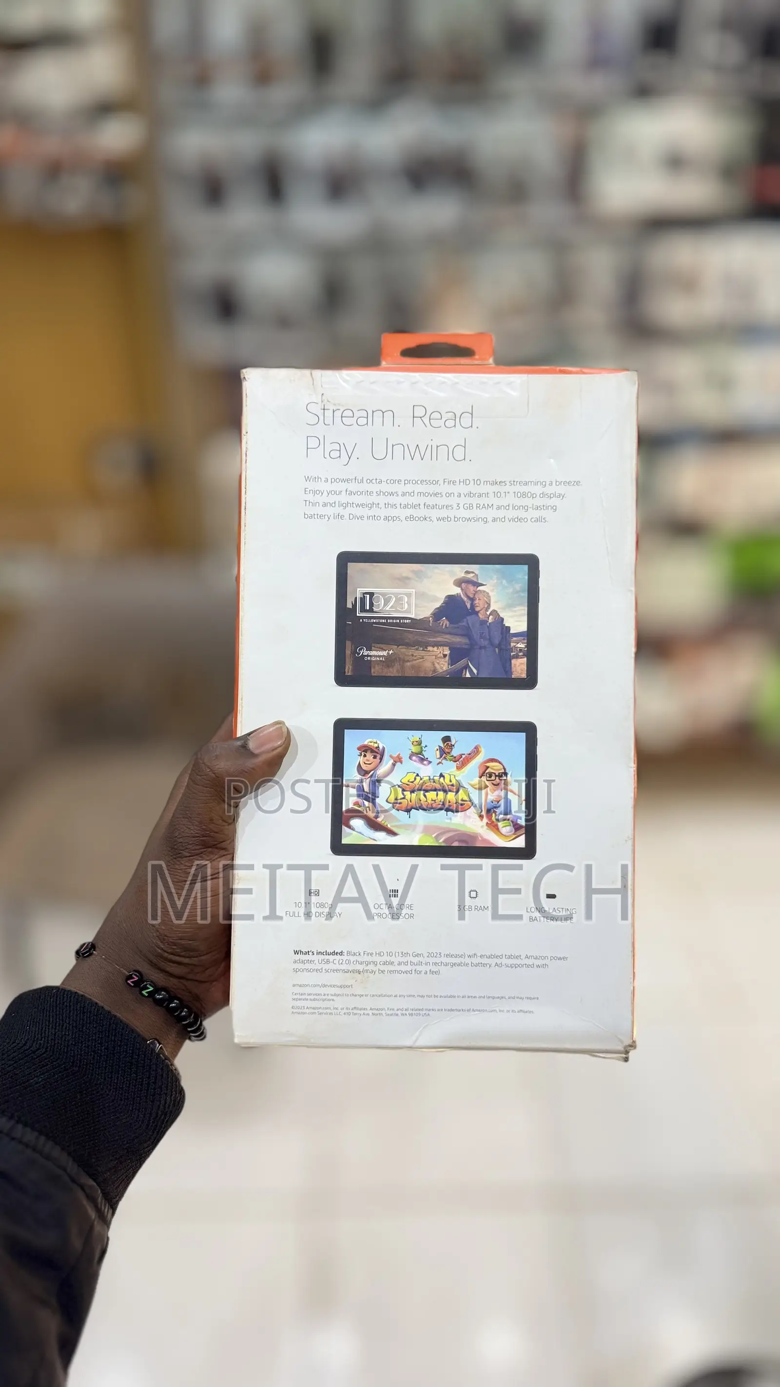 New Amazon Fire HD 10 32 GB Black