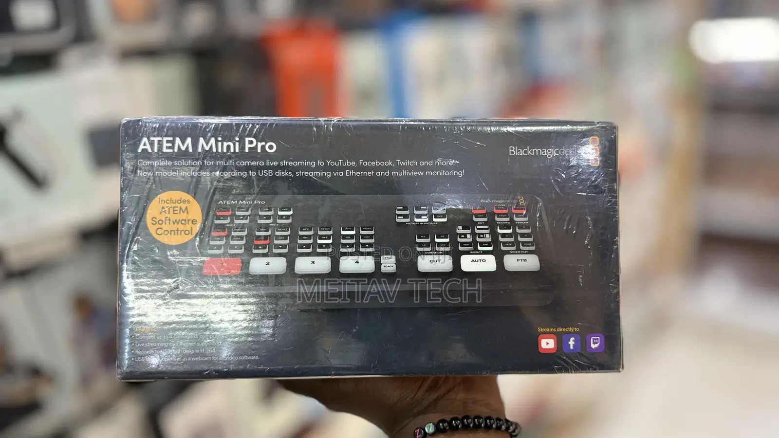 Black Magic Atem Mini Pro Hdmi Live Switcher