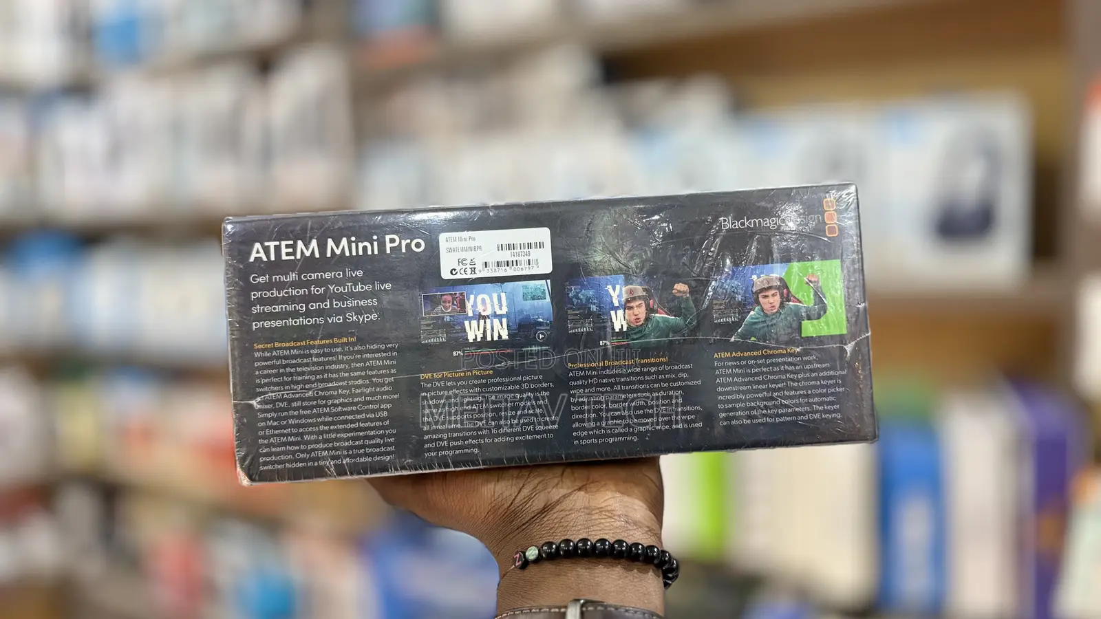 Black Magic Atem Mini Pro Hdmi Live Switcher