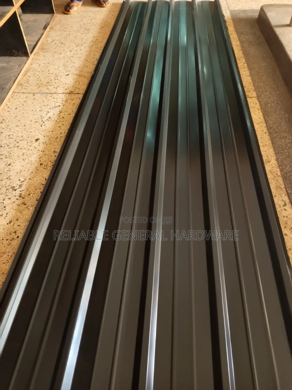 Supereco Iron Sheets G.28 Black Roofings(Order Takes 3 Days)