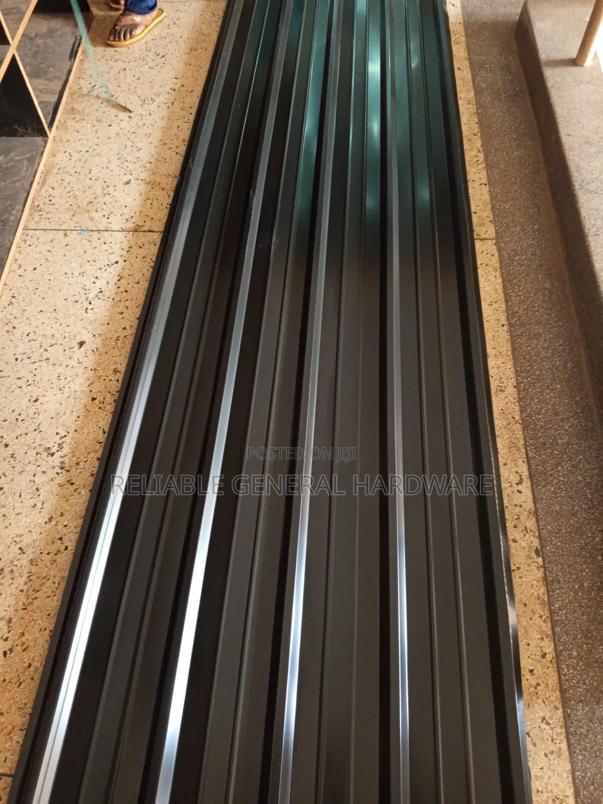 Supereco Iron Sheets G.28 Black Roofings(Order Takes 3 Days)