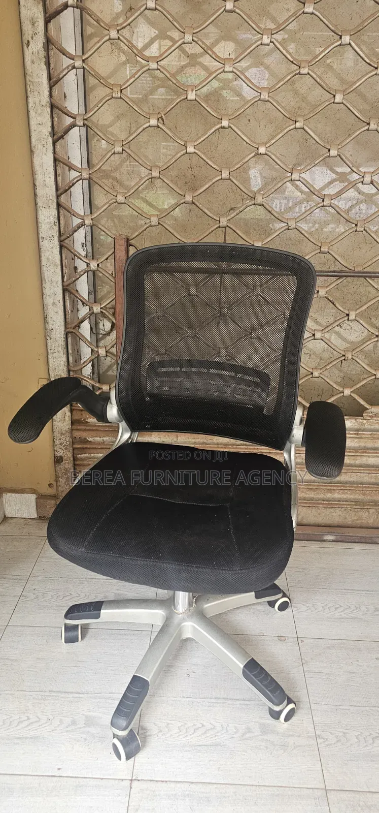 Used Grey Back Office Chair