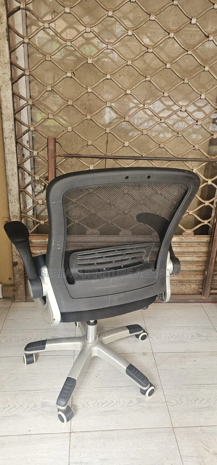 Used Grey Back Office Chair