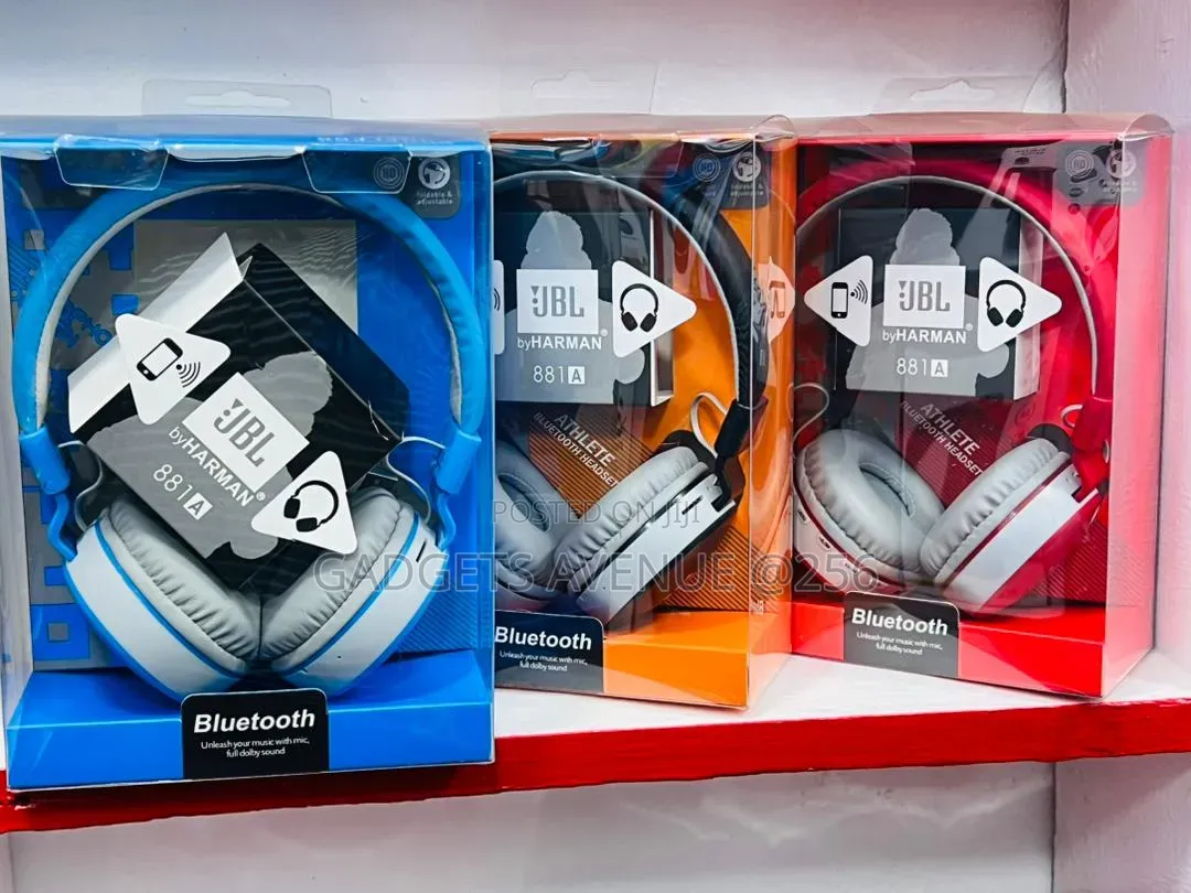 JBL "By Harman" 881a (Or Ms-881a) Wireless Bluetooth Headset.