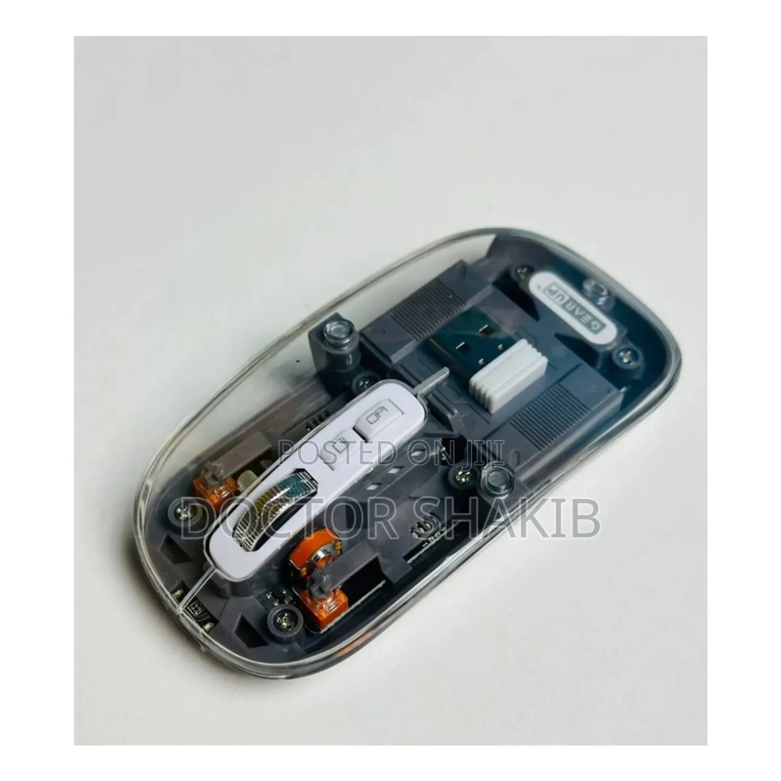 Transparent Wireless Rechargeable Magnetic Mouse