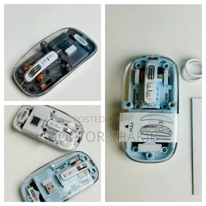 Transparent Wireless Rechargeable Magnetic Mouse