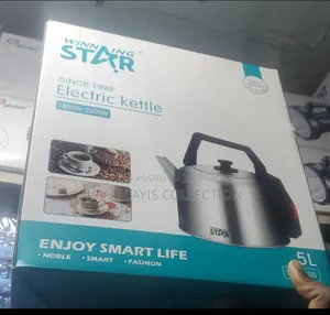 5-liter With 2000w Winning Star Stainless Steel Electric Kettle.