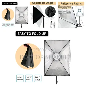 Professional Photography Studio Softbox Lighting Kit