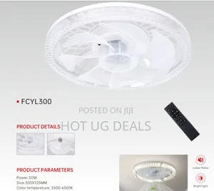 Led Ceiling Fan Lamp With Remote Control With Changing Colours