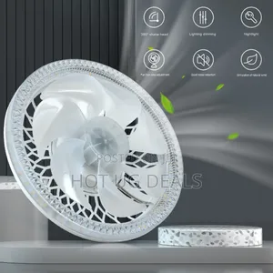 Led Ceiling Fan Lamp With Remote Control With Changing Colours