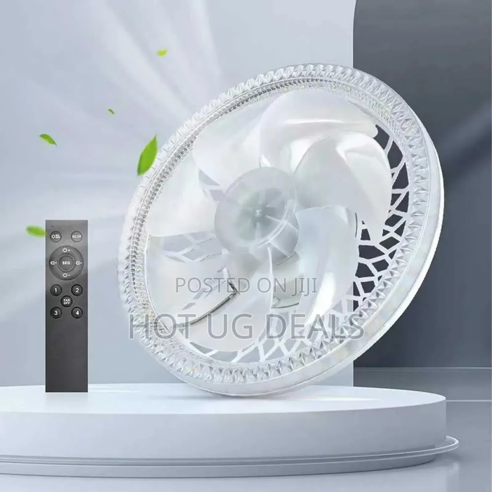 Modern Led Ceiling Fan With Light - 7 Blades,Remote Control,