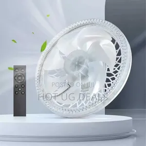 Modern Led Ceiling Fan With Light - 7 Blades,Remote Control,