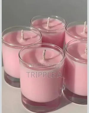 Pink Jar Candles
