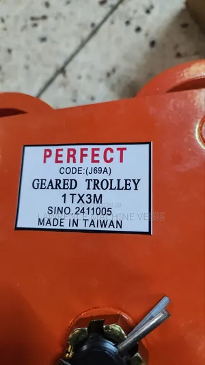 Geared Trolley 1 Ton 3m