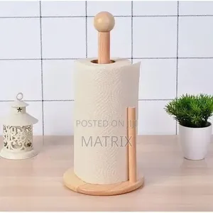 Wooden Kitchen Paper Holder