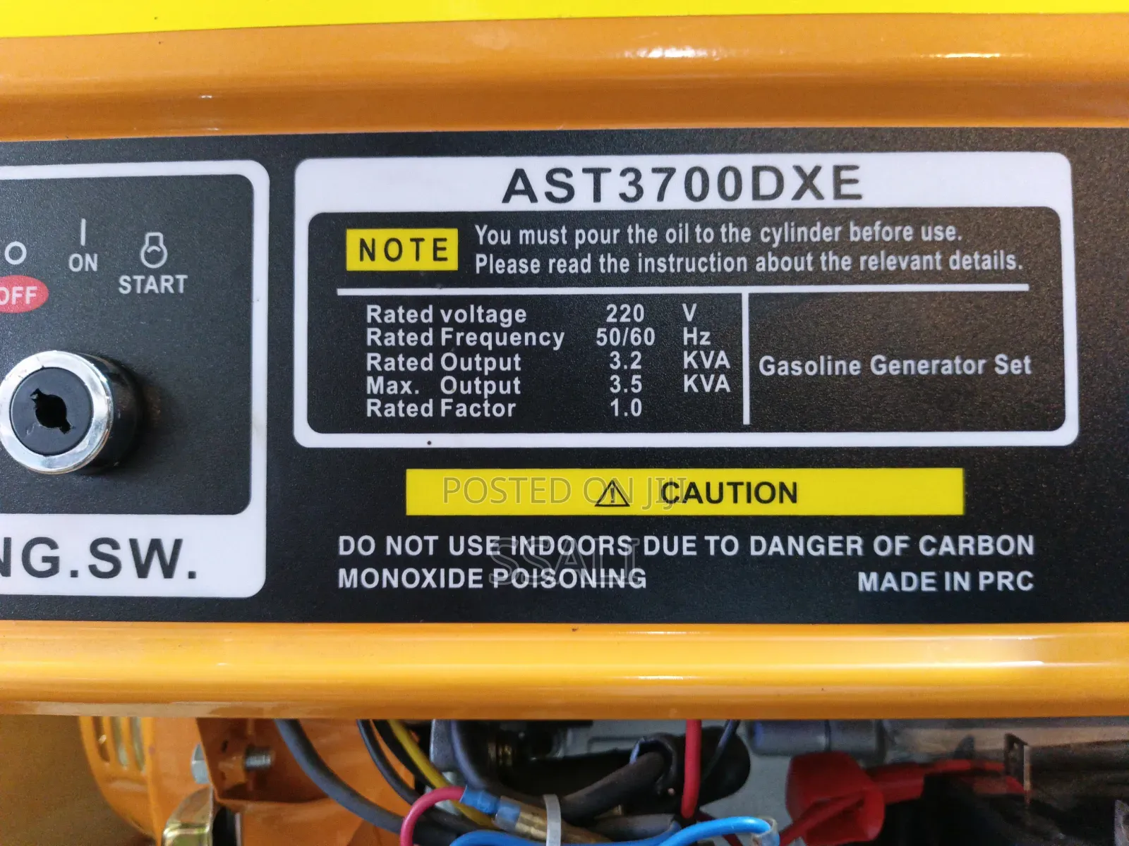Astra 3.5kva Generator
