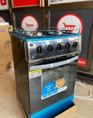 Full Gas Stove/Cooker With Auto Ignition (50x50cm) - Silver