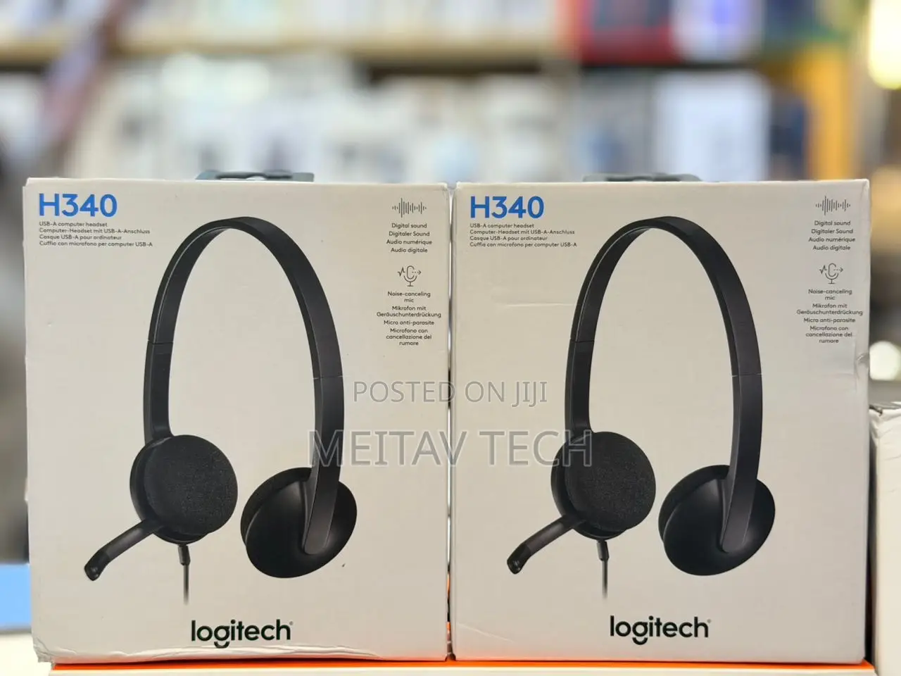 Logitech H340 Usb Headset, Stereo,