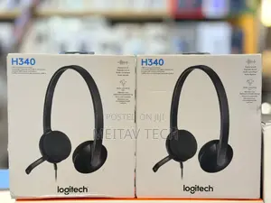 Logitech H340 Usb Headset, Stereo,
